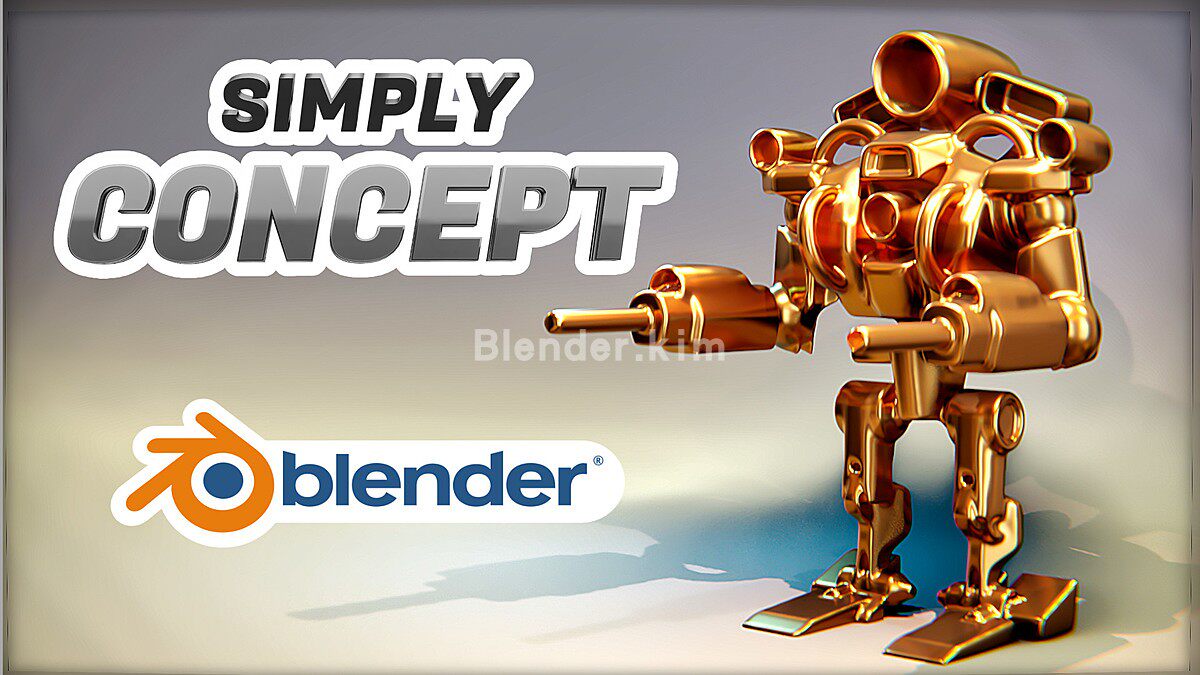 简单合并模型插件 Simply Concept - Blender插件-魔酷网