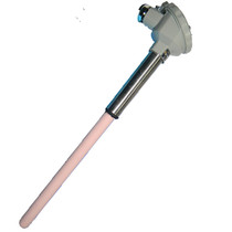 WRN-122 130 high temperature corundum tube Ceramic tube Thermocouple sensor temperature probe K-head 1300 degrees