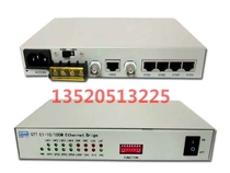 GTT E1-10 100M Ethernet Bridge E1 to Ethernet E1 10BASET 2M to Ethernet