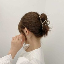 Metal hair grab clip shark hairclip BAO WEN clip hair grab elegant temperament hairpin Korean back head headwear female