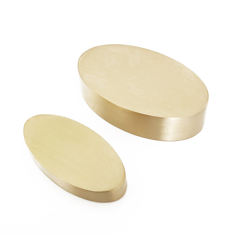 New Chinese furniture copper foot package chair sofa armchair mattress brass elliptical armrest