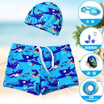 Little boy swimsuit full set of children swimming glasses boy swimsuit swimming trunks children swimming beginner gear set