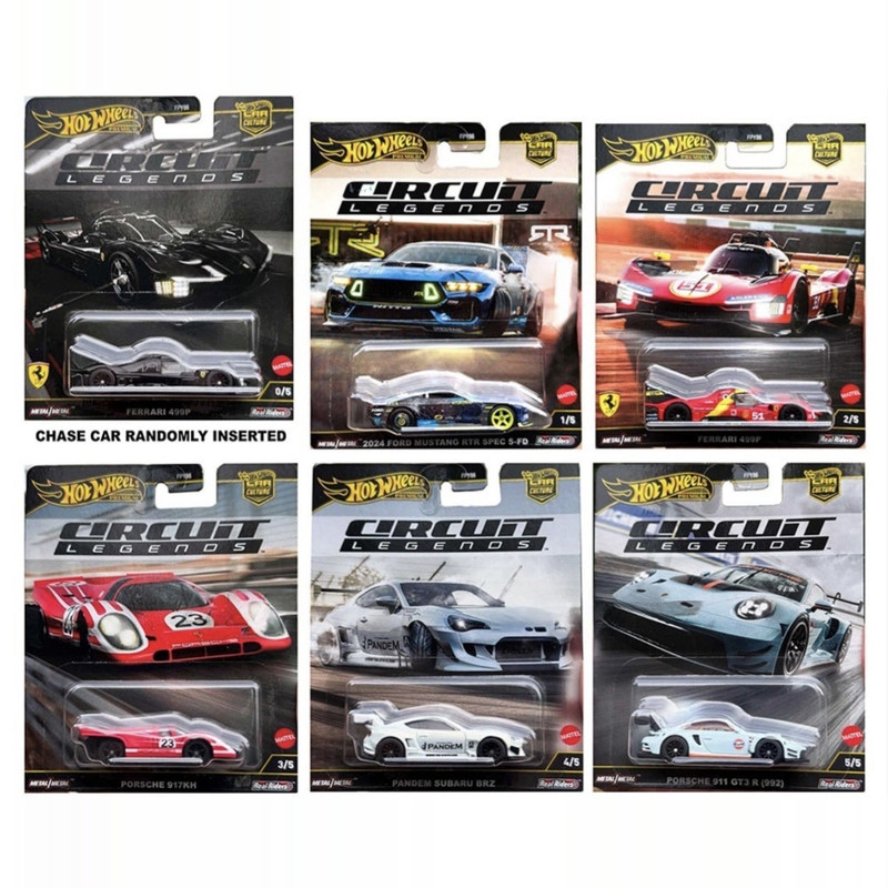 Hot Wheels Car Culture Track Legend Ferrari 499P Porsche 911 Alloy Car Model Hot Wheels Car Culture Track Legend Ferrari 499P Porsche 911 Alloy Car Model