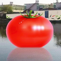 Inflatable Tomatoes Gas Mold Closed Gas Water Clip Mesh Tomato Vegetable Fruit Model Watermelon Eggplant Air Flutter