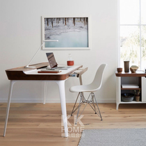 HM Herman mile with the same airi*a walnut desk single computer desk desk with pumping