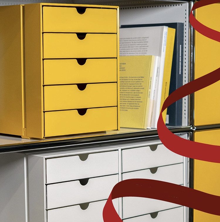 USM INOS Module Combo Cabinet Metal Material Drawer file Desktop containing box locker Office Home 