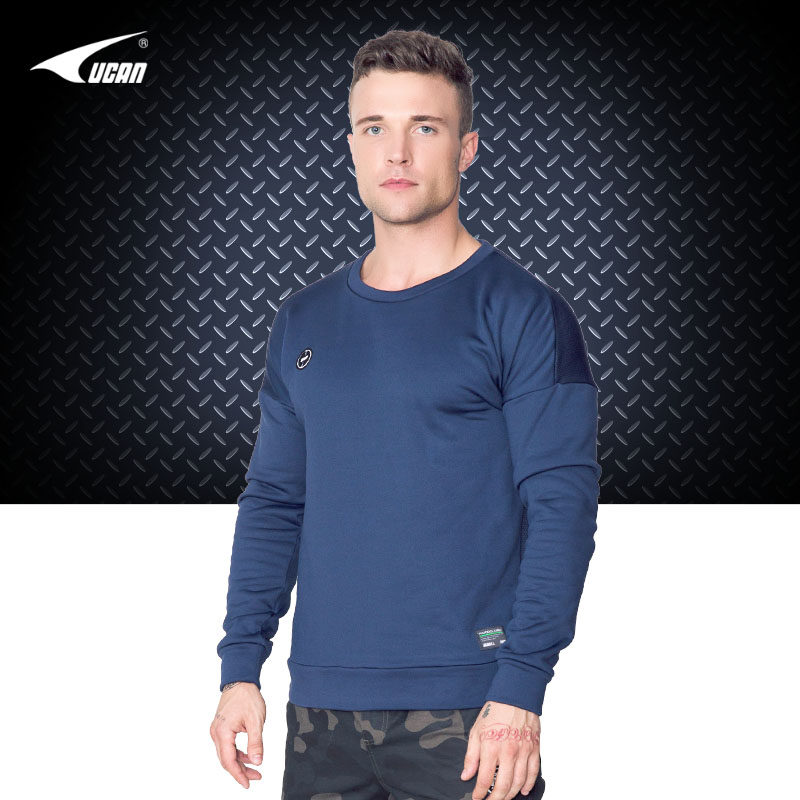 Autumn Winter Sharp Sports Plus Suede Thickened Thick Cotton T Men Casual Football Training Jacket E09334