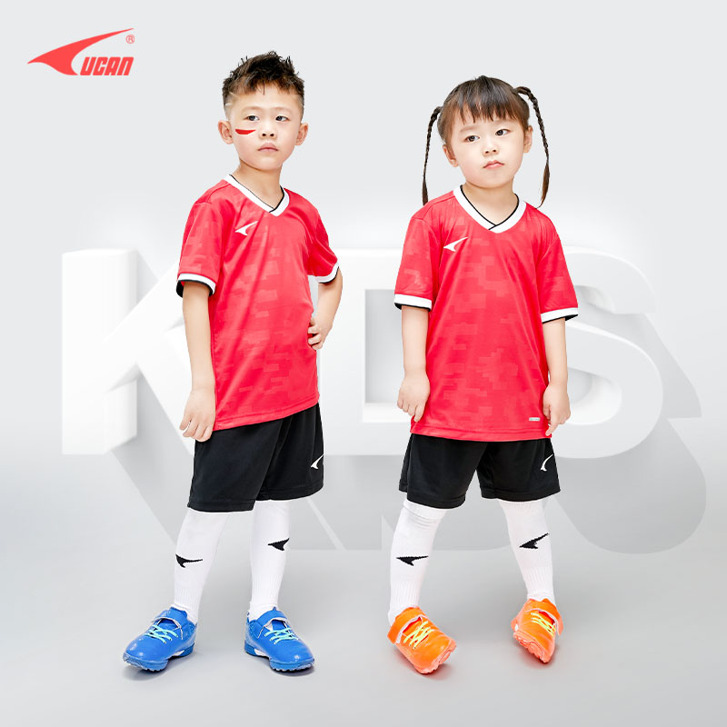 Ruik Children's Soccer Clothing Kind Boys and Girls Sports Set Customized Team Clothes Training Costumes S00401
