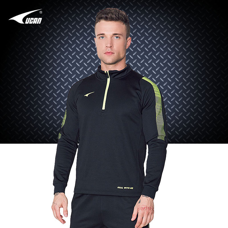 Autumn and winter Ruike football long-sleeved training suit half zipper training sports top jacket male R09544
