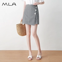 Юбка, осенняя поясная сумка, коллекция 2023, в корейском стиле, высокая талия, А-силуэт