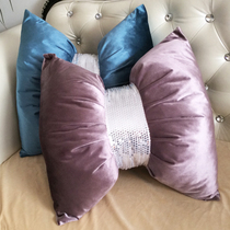 Neoclassical butterfly pillow neoclassical postmodern pillow European cushion decorative pillow Pearl velvet bag