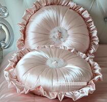 European round pillow plus rose flower round pillow spinning round pillow European luxury round pillow European neoclassical pillow