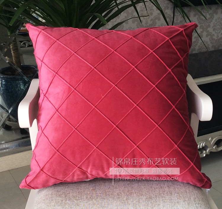Gối châu Âu cao cấp đệm sofa tân cổ điển hậu hiện đại đa năng đơn giản Phong cách gối châu Âu flannel ánh sáng sang trọng ghế lười sofa