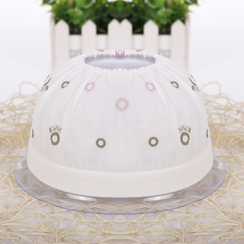 Baby hat summer thin section 0-3 months newborn gauze tire cap empty top hat newborn girl baby guard fontanelle 6