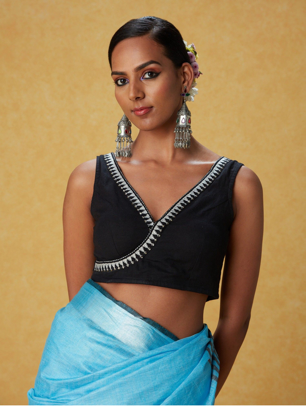 Indian Imported Fashionable Saree Blouse Choli for Indian Dance (No Returns or Exchanges)