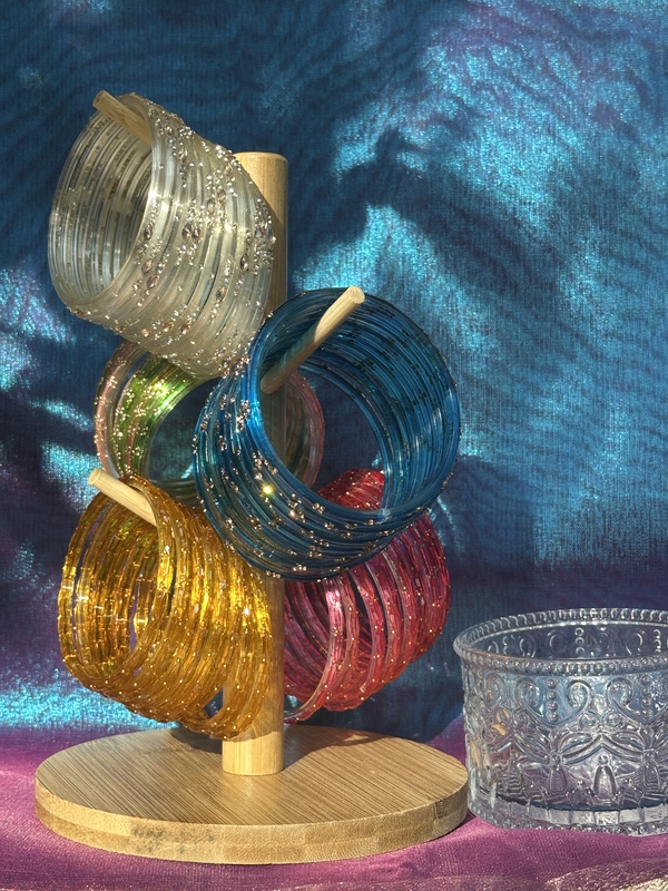 Bangle | Indian Imported Glass Bangle Set, 2-6 Rings, Non-Returnable. Bangle | Indian Imported Glass Bangle Set, 2-6 Rings, Non-Returnable.