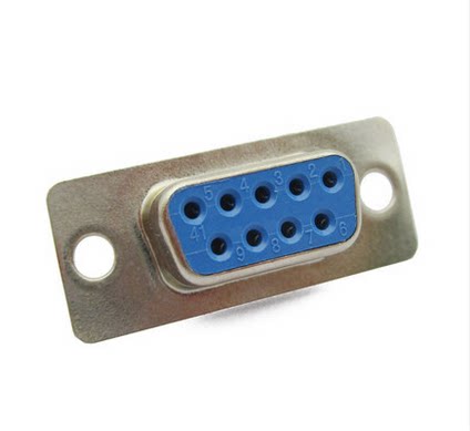 DB9 welding wire type female head 9 needle core RS232 serial port COM connector serial port welding wire head