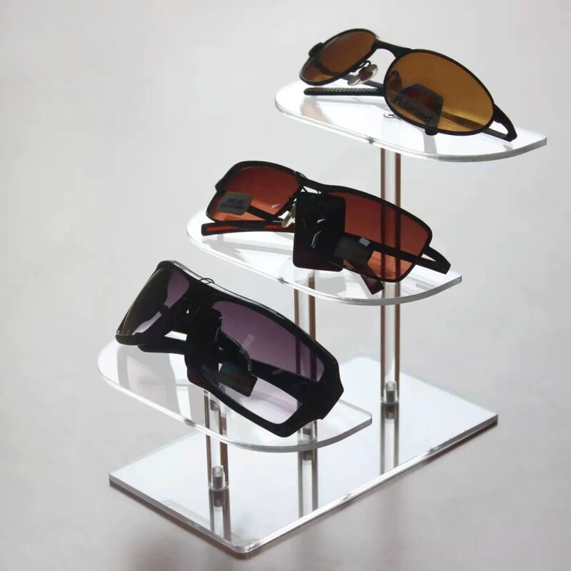 Acrylic Display Stand Multi-Layer Glasses and Figurine Display Stand Product Display Rack Desktop Storage Rack Crown Organizer