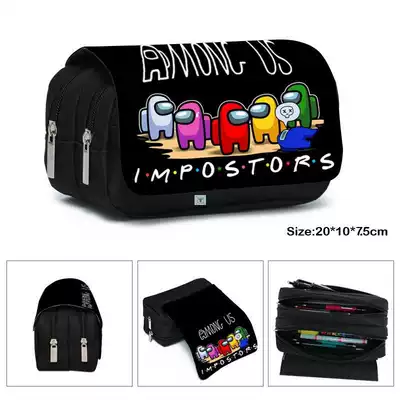 Among Us Game Figure Pen Case Student School Supplies Anime