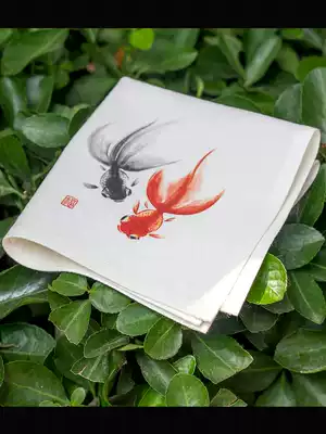 Custom name handkerchief women's small square towel ancient style handkerchief pure cotton gift high-end custom Chinese style gift with Hanfu