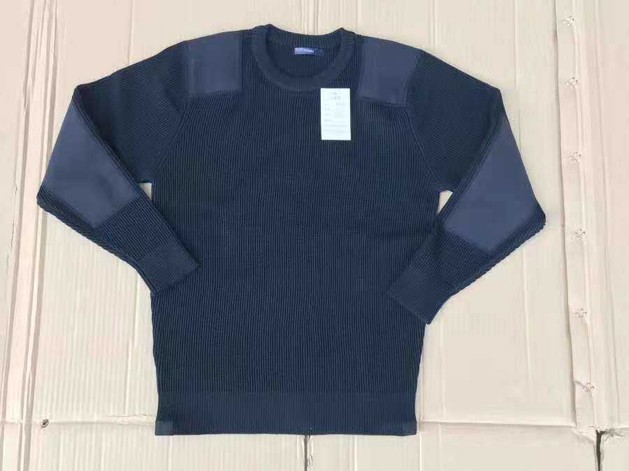 Fidelity Navy Blue Crewneck Sweater Cold Sweater