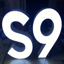 Bmeless aluminum side word LED outdoor advertising highlight waterproof luminous word acrylic flat word can be installed