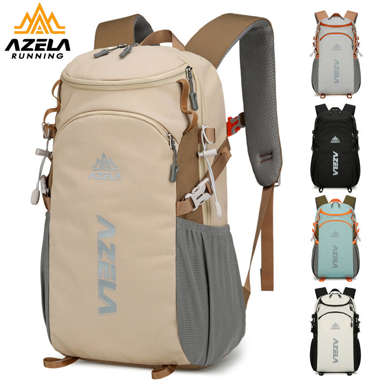 Azela fashionable and versatile backpack large capacity casual travel backpack simple outdoor hiking sports mountaineering bag