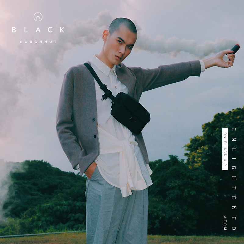 Doughnut Atom Dule Donut men's satchel multi-purpose shoulder fanny pack Chest bag RFID anti-interference