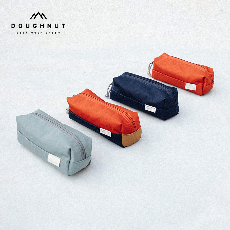 Doughnut Pen Case Dule Donut Pencil bag Small storage cosmetic bag Men's and women's mini bag