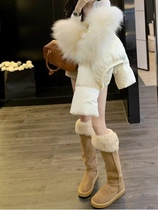 Very good-looking ~ warm in winter lambswool boots are not bulky slimming warm snow boots and cotton boots for women