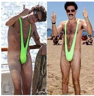 Sexy men's underwear transparent one-piece erotic underwear