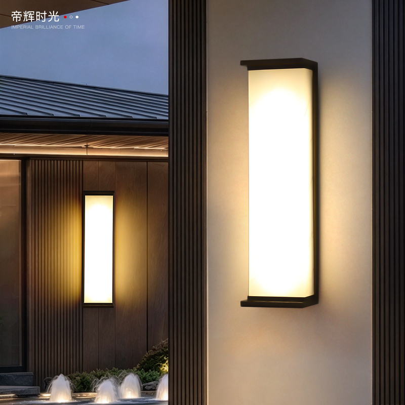 Outdoor Solar Wall Light Waterproof Villa Courtyard Entrance Garden Pillar Outdoor Balcony Exterior Wall Entrance Terrace Light