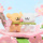Знаменитая линейка продуктов MINISO puppy romantic cherry blossom серии blind box - оригинальные украшения ручной работы mini 4