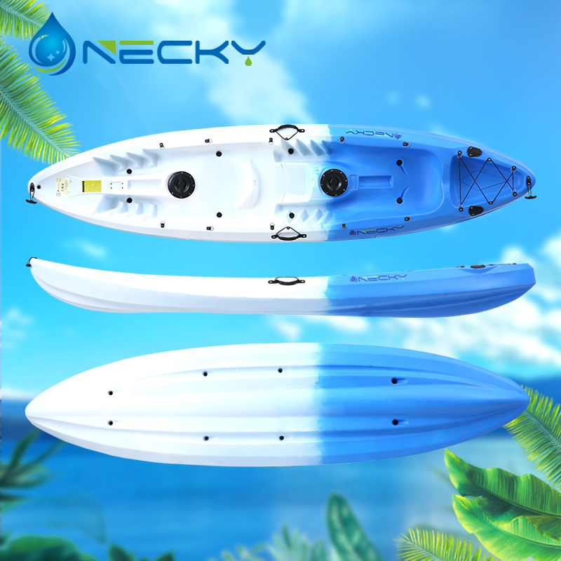 Necky kayaking kayaking plastic hard boat bigfish 3 people casual parent-child boat open platform boat multitumen paddle boat