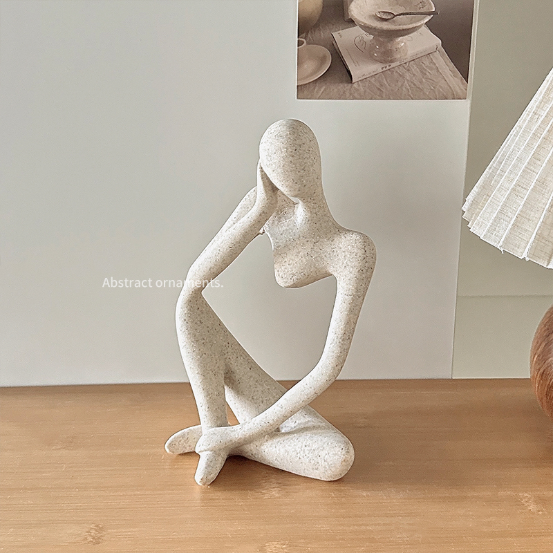 Desktop Ornament ins Unique Abstract Figure Thinker Art Decoration Living Room Ambiance Home Decor Desktop Ornament ins Unique Abstract Figure Thinker Art Decoration Living Room Ambiance Home Decor