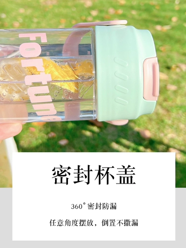 Высококачественный вместительный и большой стакан со стаканом, пластиковая кофейная чайная чашка, 2023