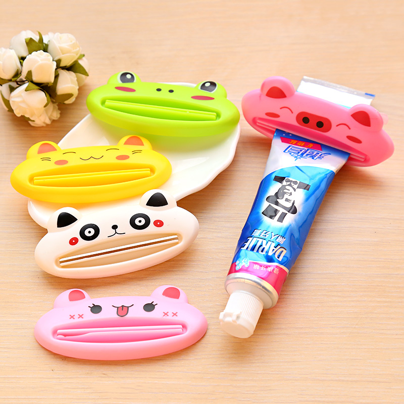 Creative cartoon animal shape multi-function toothpaste squeezer Korean cute cosmetics facial cleanser squeezer