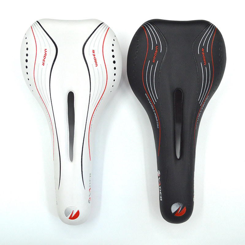 Widened hollow breathable bicycle saddle Soft and comfortable cushion Mountain bike waterproof car seat Sub-saddle equipment