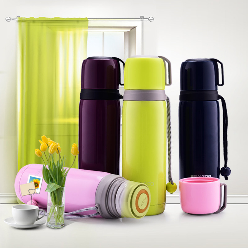 (clear warehouse special price) Bonda insulated cup female high face value 304 stainless steel portable large capacity child water mug