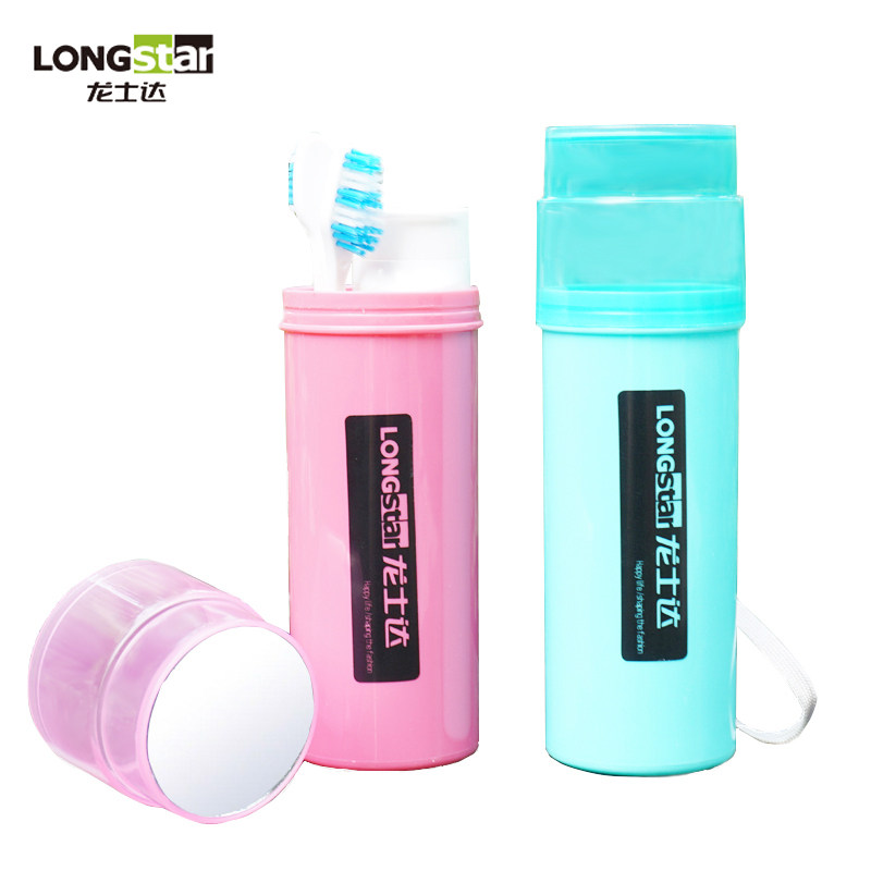 Ronsda travel toothpaste toothbrush containing box minimalist about portable tooth cylinder toothbrushing cup gargling cup washing cup suit