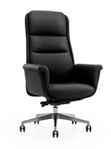 Oman Boss Executive Chair High Back Office Swivel Chair Leather Art Business Comfortable Waist Support Adjustable Beige Black Earthy Yellow