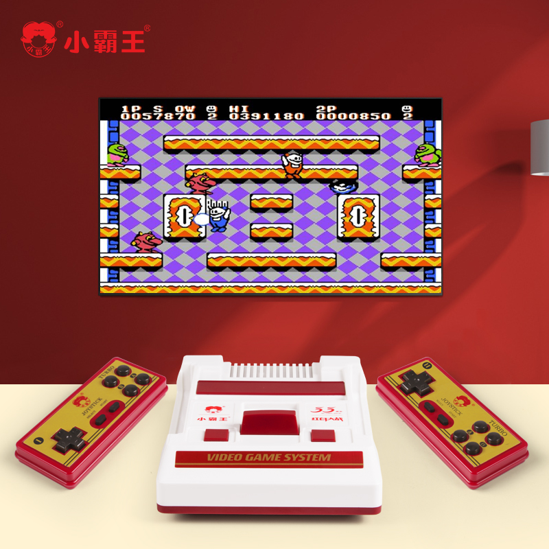 (TF card red and white machine commemorative edition) Xiaobawang D101 HD 4K home TV game console fc red and white machine nostalgic retro old-fashioned double student post-80s childhood Contra tank