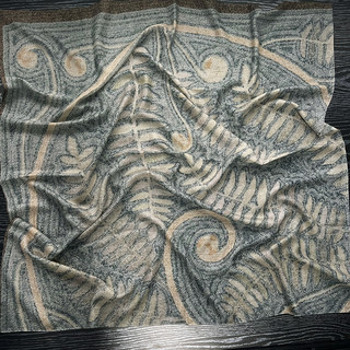 25 New Autum Women's Accessible Luxury Wool Square Scarf Summer Air-Conditioned Room Shawl Sun Protection Silk Scarf Versatile and Elegant