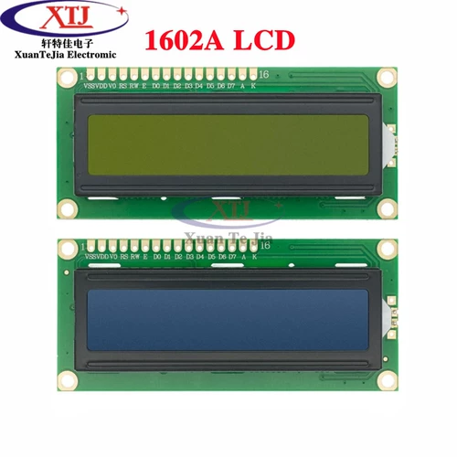 Синий экран/желтый -гриленый экран 1602a/1604a/2004a/12864b ЖК -экран 5V ЖК -полоса Baterlight IIC IIC