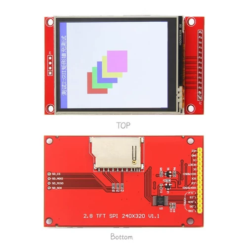2.8 -INCH SPI LCD -модуль 240*320 TFT MODULE ILI9341 занимает не менее 4 IO