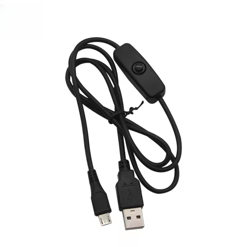 树莓派Raspbrry pi USB TO MICRO USB带开关电源线可过2.5A电流