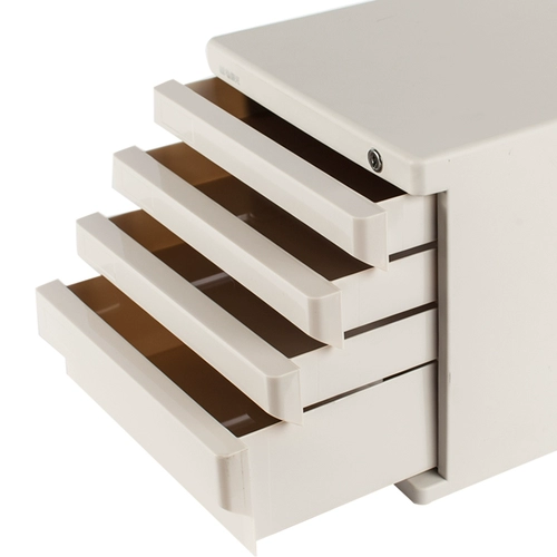 Ченгюанг полоса блокировки файл шкаф для настольного шкафа шкафа шкафа -Стиль мини -маленький пластиковой шкаф четырех -слой/пяти -слой блокировки блокировки