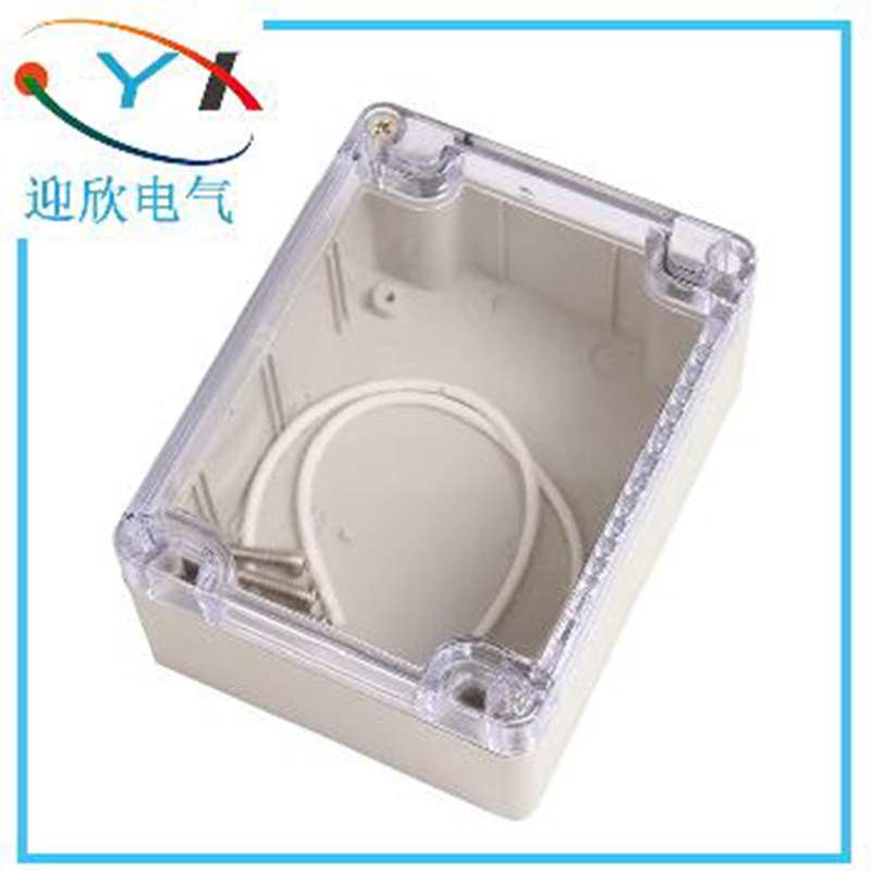 115 * 90 * 55 OUTDOOR WATERPROOF JUNCTION BOX TRANSPARENT COVER ABS PLASTIC WATERPROOF CASE SEALED ACTION POWER METER BOX