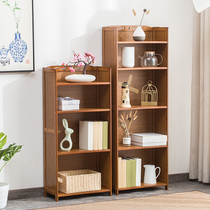 Bamboo tea shelf Shelf shelf floor tea tea tea set storage rack tea water table side cabinet