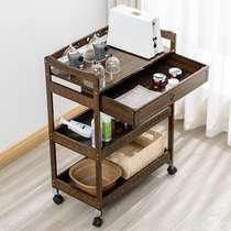 Beauty Salon Salon barber shop trolley foot bath shop tool cart restaurant hotel hospital solid wood